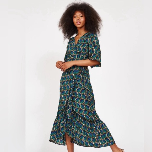 silk + salt Dresses & Skirts - NWOT Silk & Salt Journey Maxi Wrap Dress